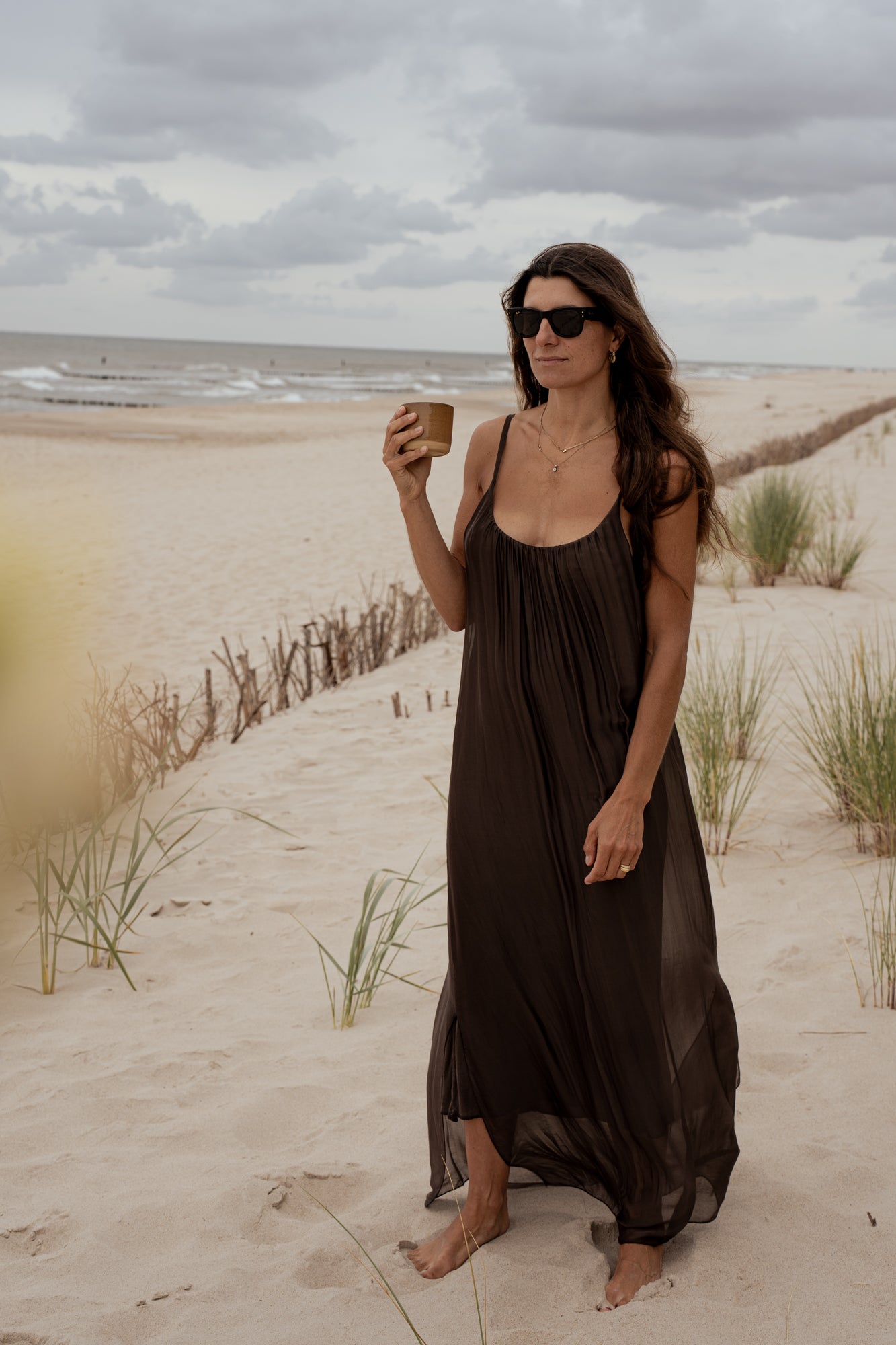 Sukienka Silk Brown
