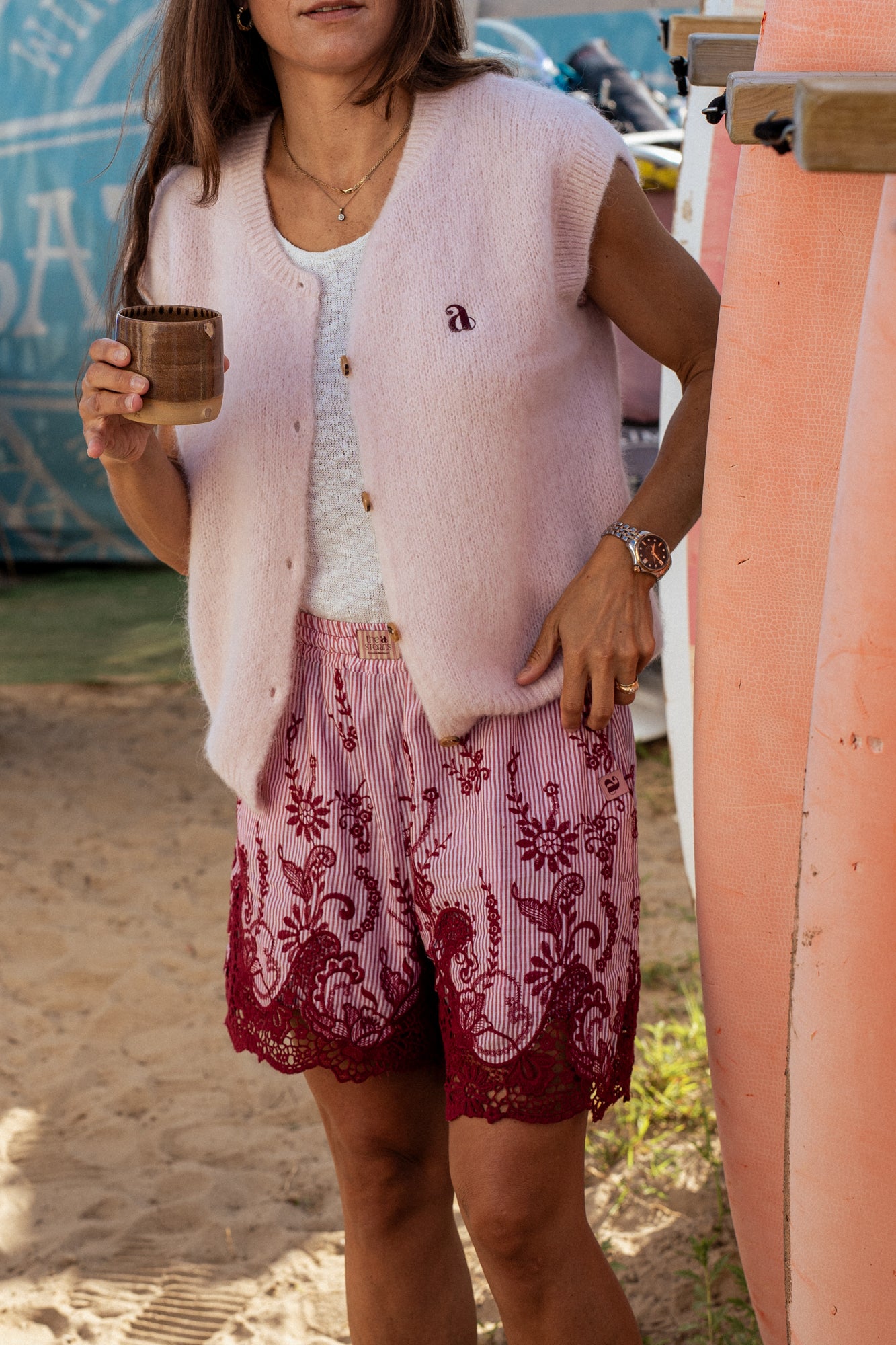 Sweter Pure Short Pink