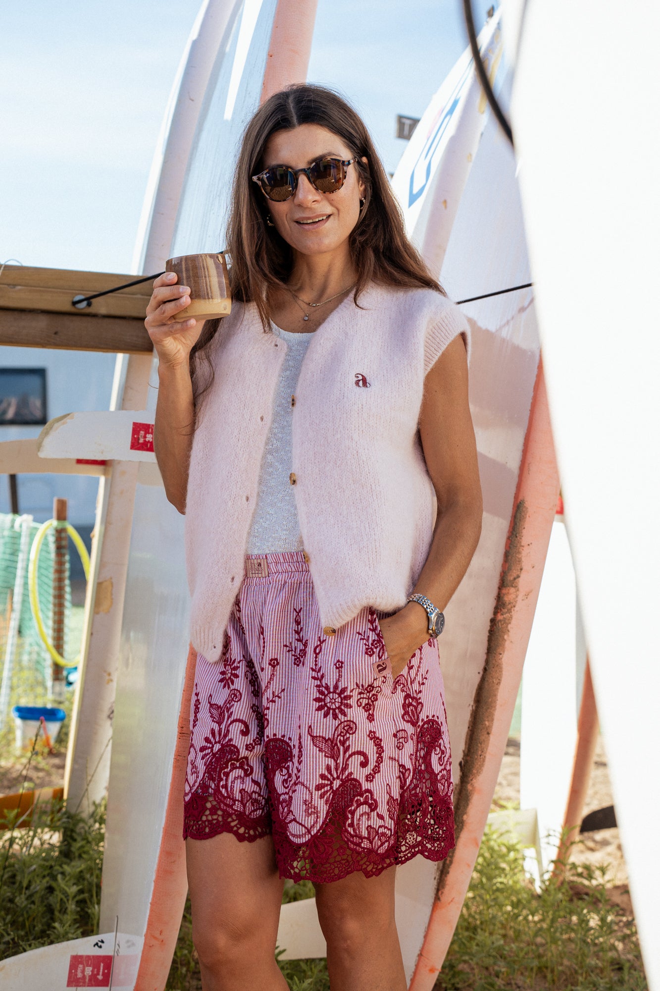 Sweter Pure Short Pink