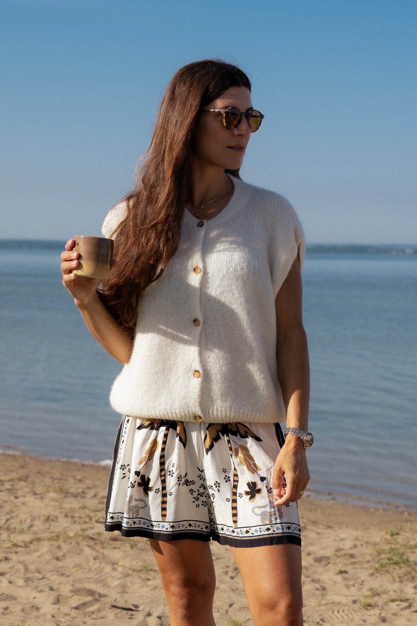 Sweter Pure Short White