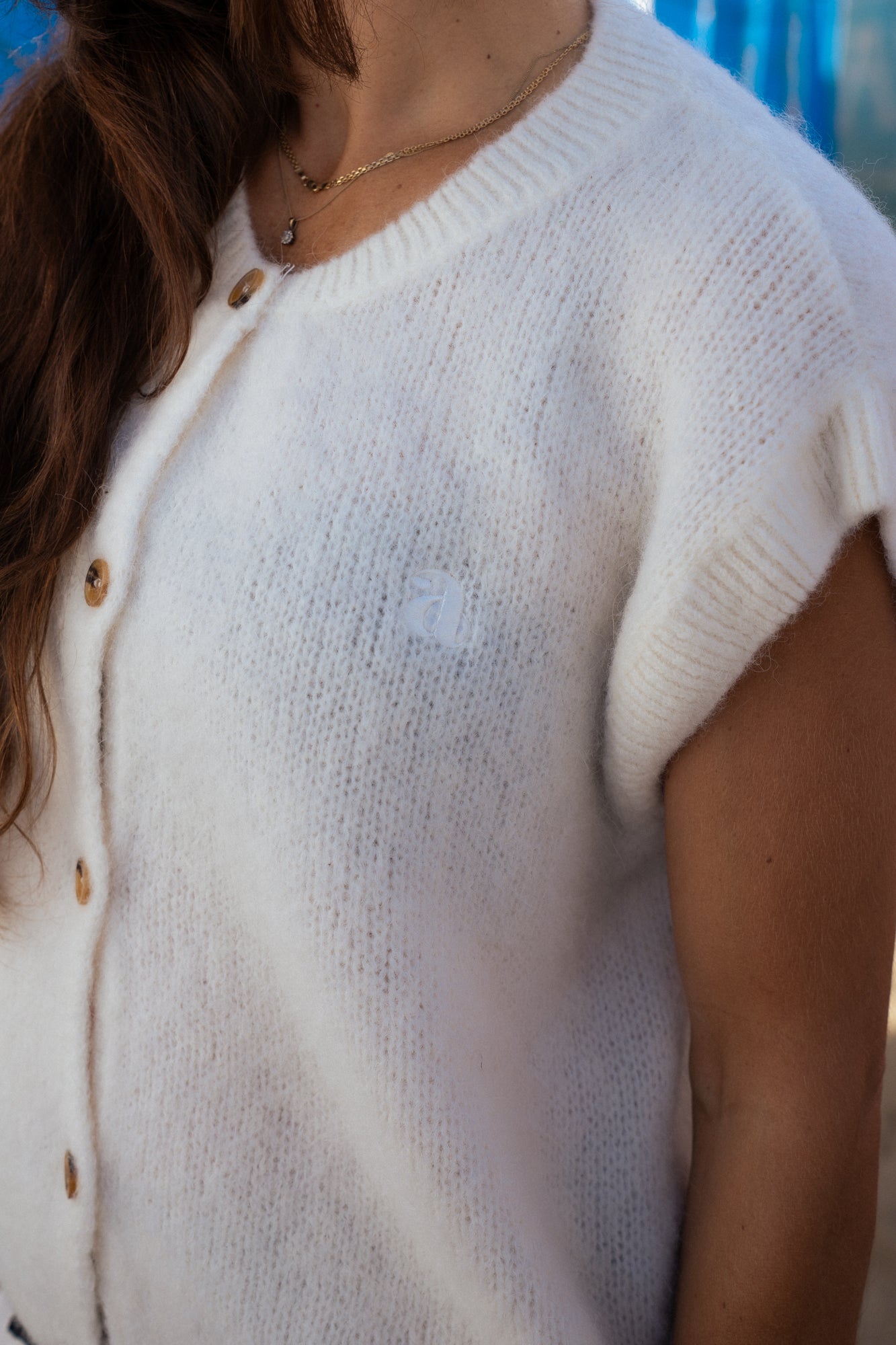 Sweter Pure Short White