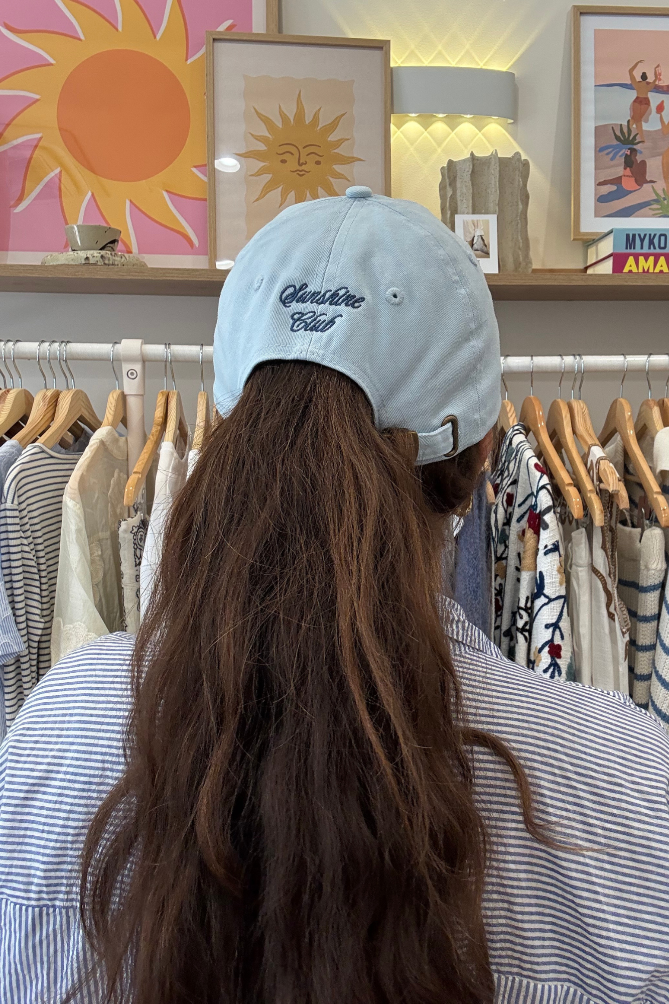 Czapeczka Love Baby Blue