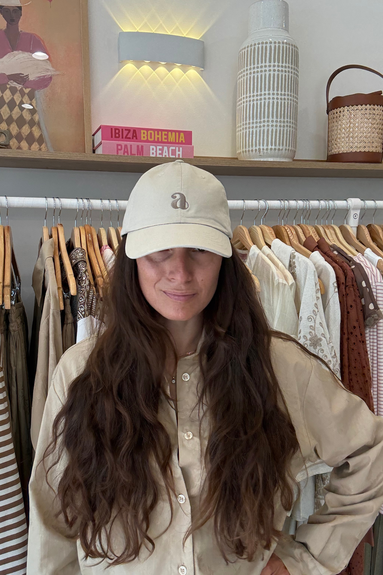 Czapeczka Love Beige