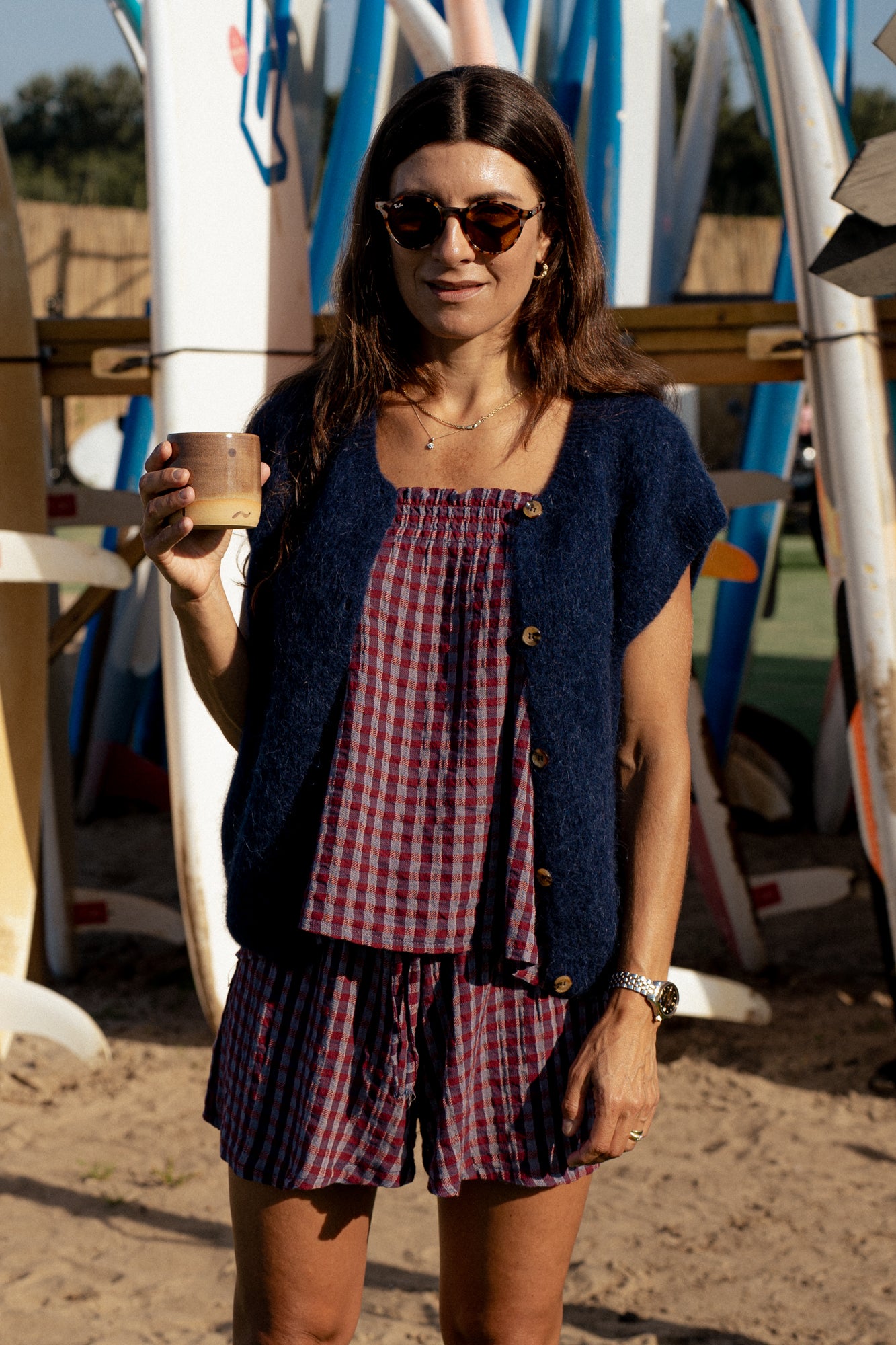 Sweter Pure Short Denim