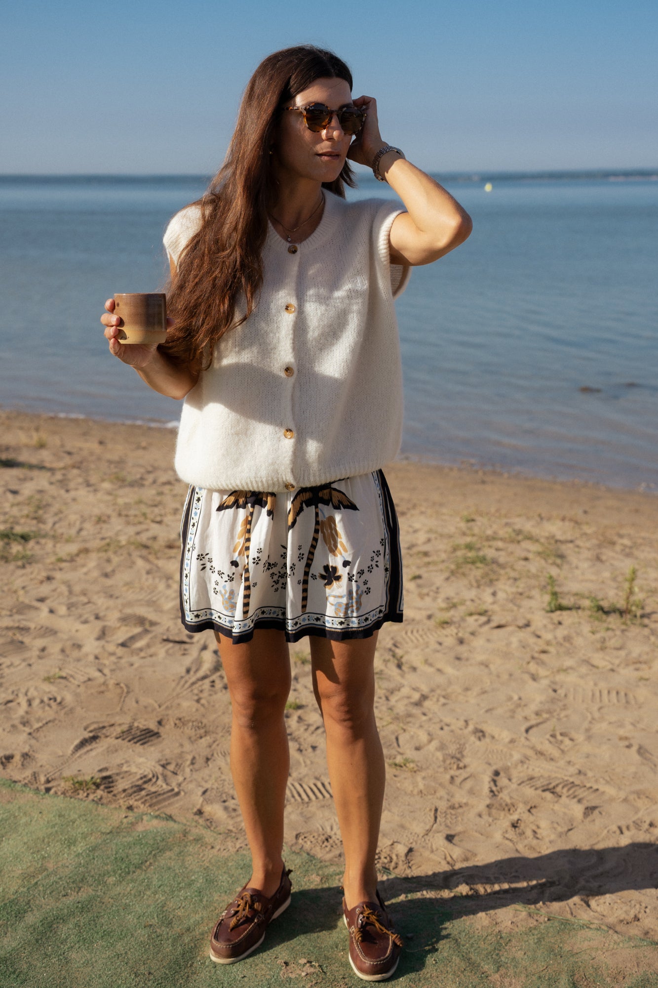 Sweter Pure Short White